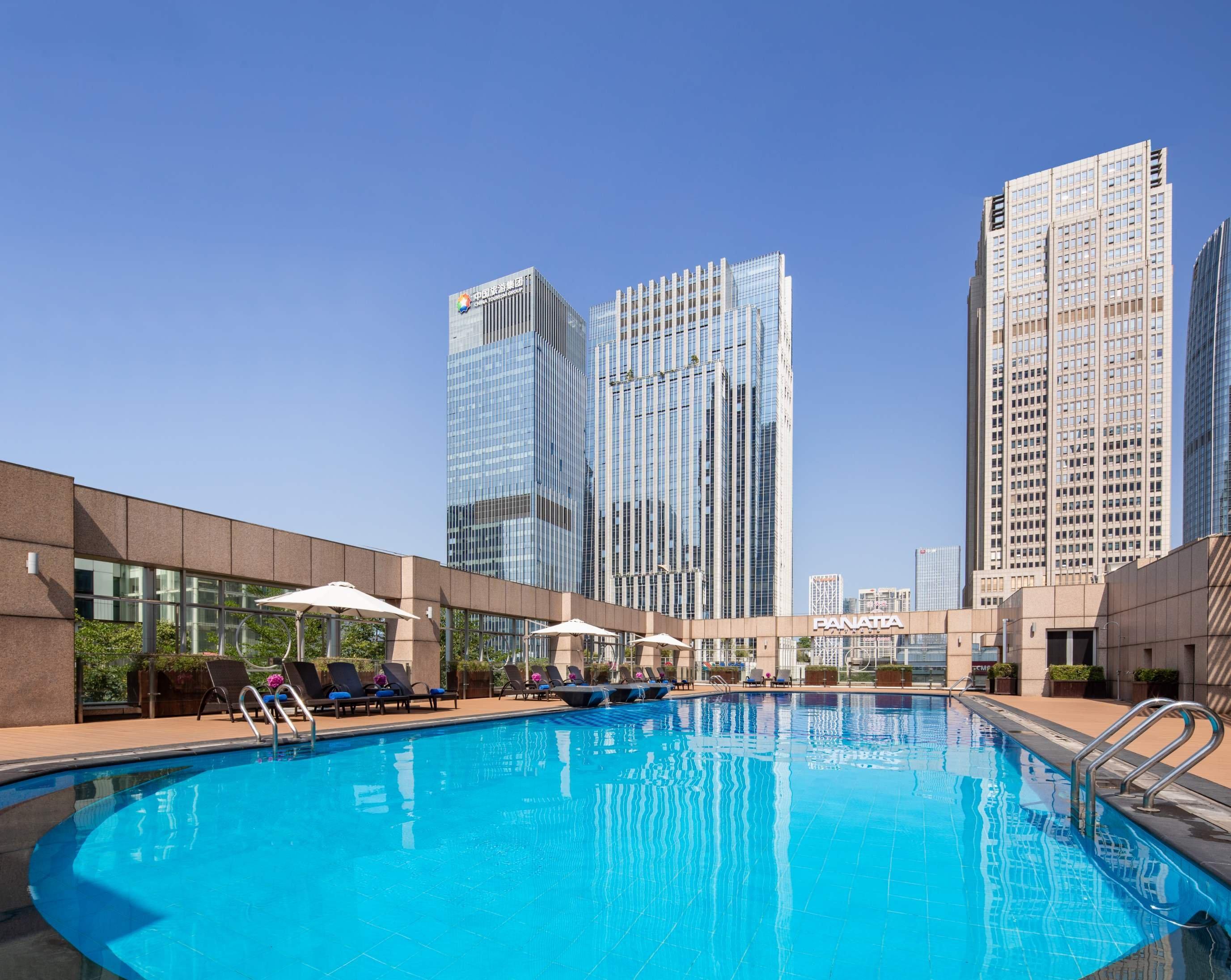 Crowne Plaza Shenzhen Futian, Near To Shenzhen Convention&Exhibition Centre, Shenzhen Stock Exchange And Shenzhen Civic Center, Outdoor Heated Pool Экстерьер фото