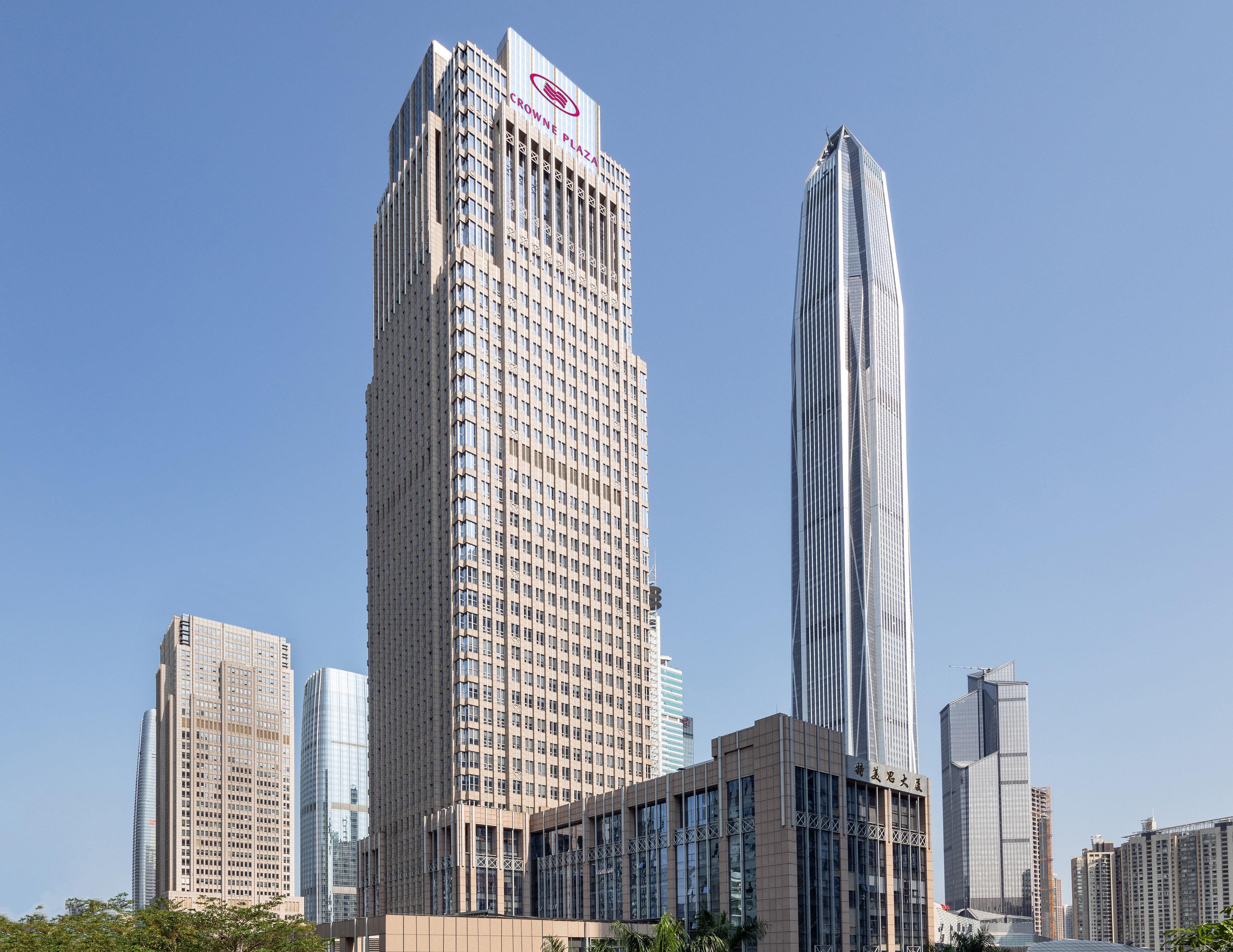 Crowne Plaza Shenzhen Futian, Near To Shenzhen Convention&Exhibition Centre, Shenzhen Stock Exchange And Shenzhen Civic Center, Outdoor Heated Pool Экстерьер фото