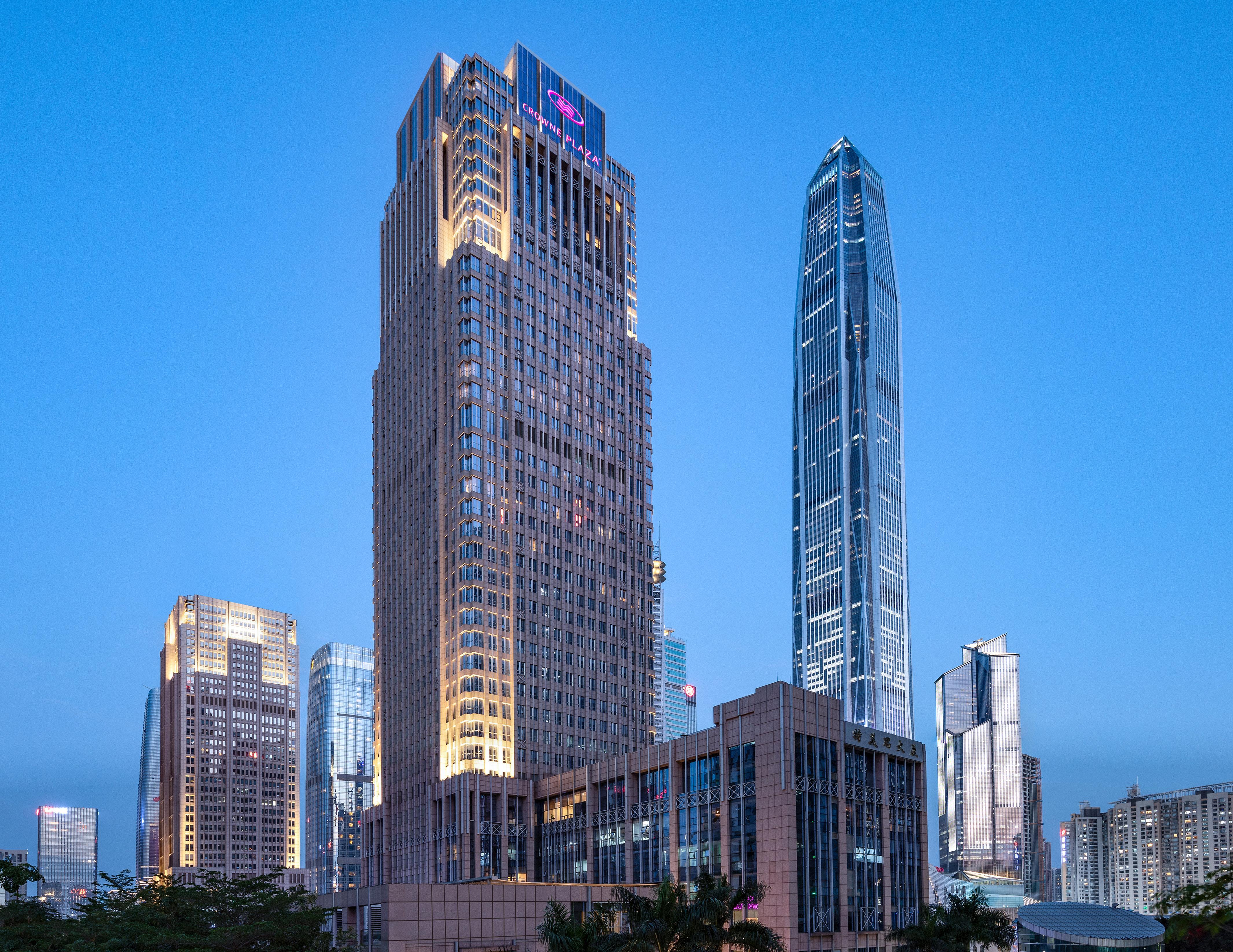 Crowne Plaza Shenzhen Futian, Near To Shenzhen Convention&Exhibition Centre, Shenzhen Stock Exchange And Shenzhen Civic Center, Outdoor Heated Pool Экстерьер фото