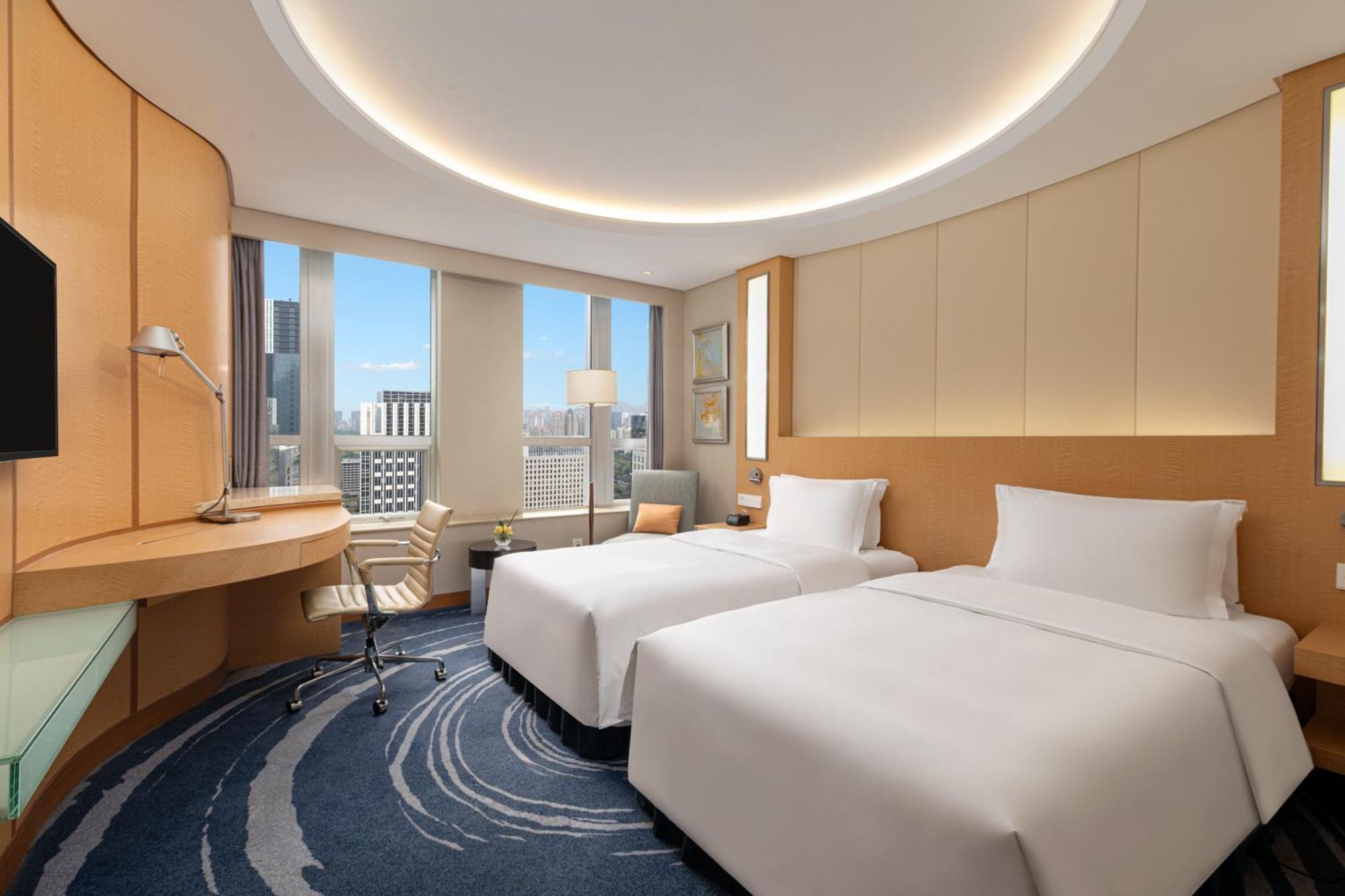 Crowne Plaza Shenzhen Futian, Near To Shenzhen Convention&Exhibition Centre, Shenzhen Stock Exchange And Shenzhen Civic Center, Outdoor Heated Pool Экстерьер фото